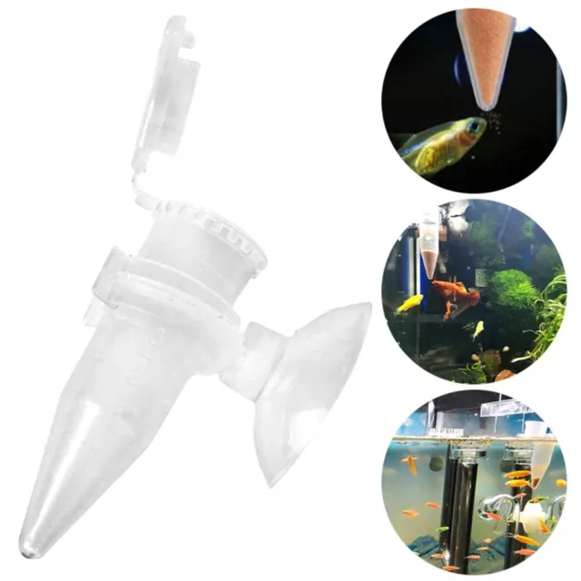 Avec ventouse Mangeoire automatique pour poissons Accessoires d&#39;aquarium