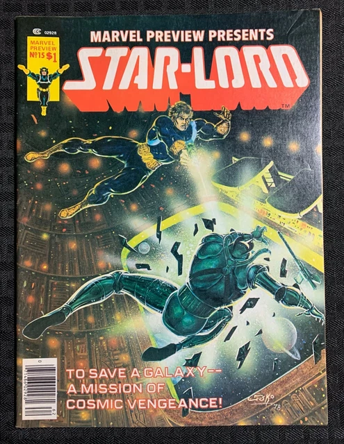 1978 MARVEL PREVIEW Featuring Star-Lord #15 FVF 7.0 Guardians of the Galaxy