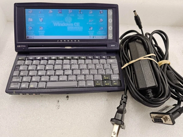 HP Jornada 680 Handheld PC Windows CE 16MB RAM F1262A ABA w/ complete accessory