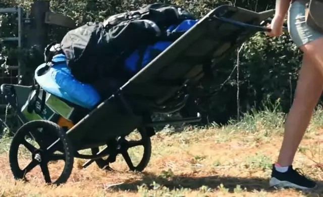 Beach sales trolley chair