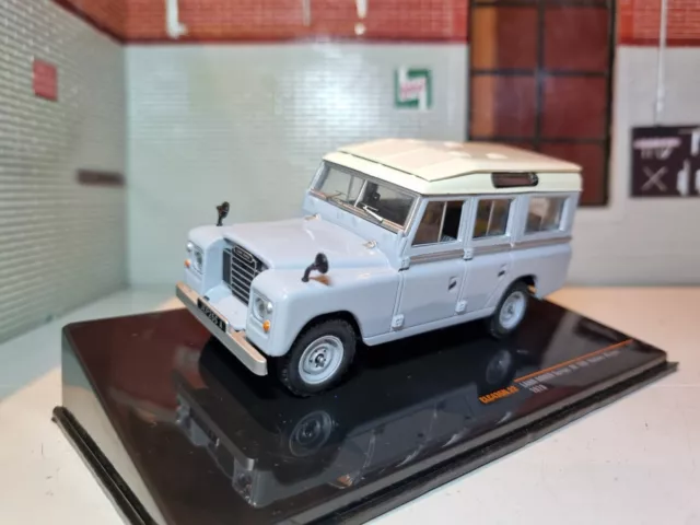 1:43 Land Rover Series 3 109 Station Wagon Blue Scale Diecast IXO Model Car