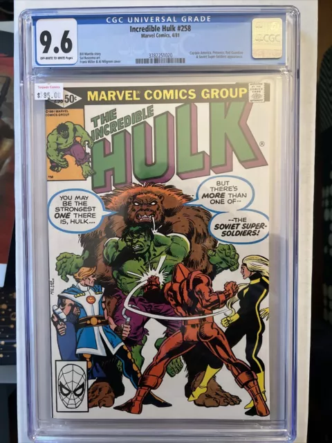 INCREDIBLE HULK #258 CGC 9.6 1st Appearance Ursa Major Soviet Super Soldiers