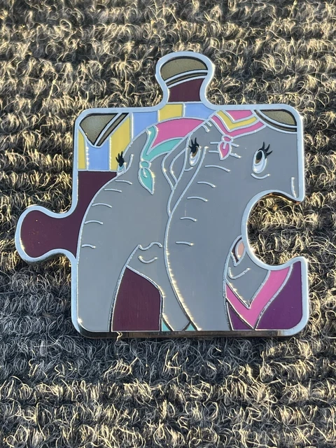 Disney Pin Character Connection Puzzle Piece Dumbo Circus Elephants Le 550 Disney Pin Character Connection Puzzle Piece Dumbo Circus Elephants Le 550