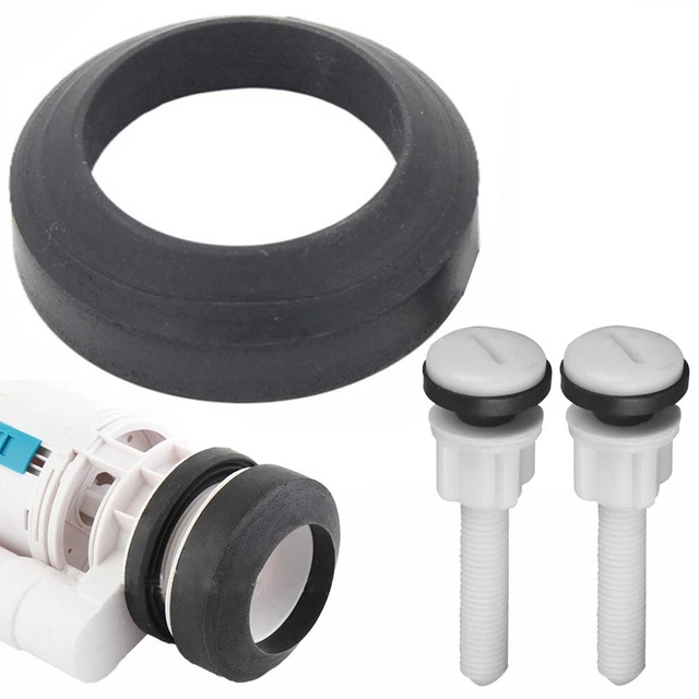 TOILETHINGE CLOSE COUPLING Bolts & Nuts Toilet Cistern Seal Pan Rubber