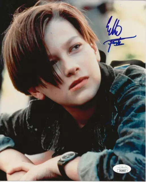 Eddie Furlong REAL hand SIGNED Photo JSA COA Autographed Terminator 2 Edward