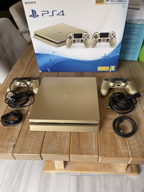 Sony PlayStation 4 - Limited Edition - game console - HDR - 1 TB HDD - gold  