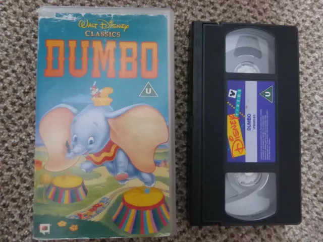 Dumbo Walt Disney Classics VHS Video  Excellent condition.