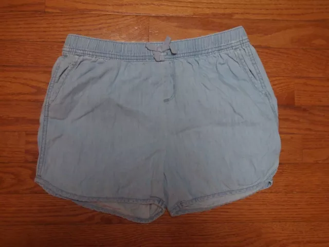 The Children's Place Girls Light Denim Shorts Size 14 EUC