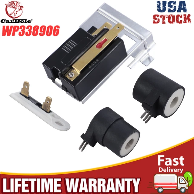 GAS DRYER FLAME Sensor Valve Solenoid Coil Kit For Kenmore 338906