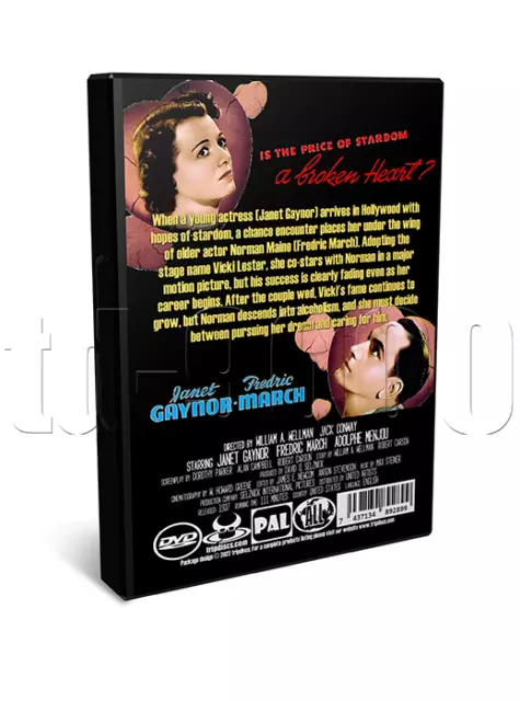 A Star Is Born (1937) Janet Gaynor, Fredric March Drama Movie on DVD 2