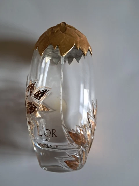 Flacon Vintage Vide 100 Ml Pour Eau De Toilette - Femme, Collection France, En Verre, Occasion Bon état