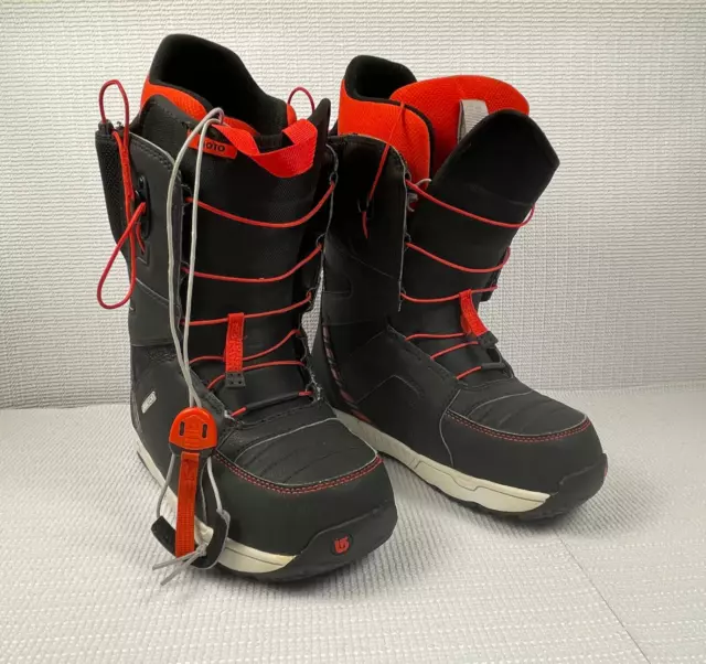 Burton Moto Imprint 1 Snow Boarding Boots - Men US Size 7.5 Black Red