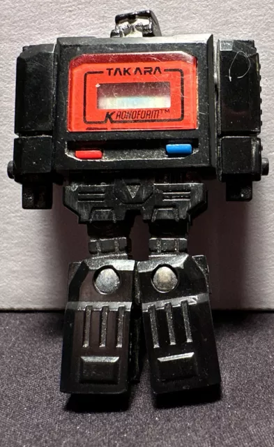 Transformers G1 1983 KRONOFORM robot watch black japan takara Transformers G1 1983 KRONOFORM robot watch black japan takara