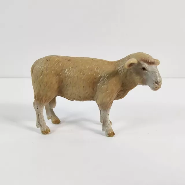 Schleich Sheep Ram Animal Farm Life 2002 Retired Figure Collectable