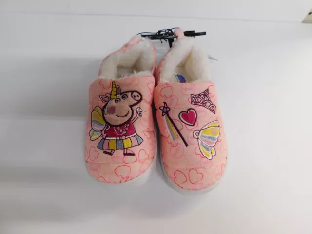 Hasbro Peppa Pig Girls Slipper- Size 11-12-NWT