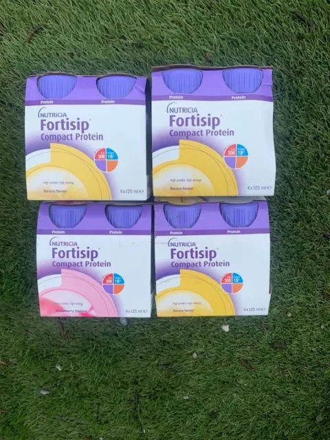 Nutricia Fortisip Compact Protein 16 X 125Ml (4 Packs Of 4)