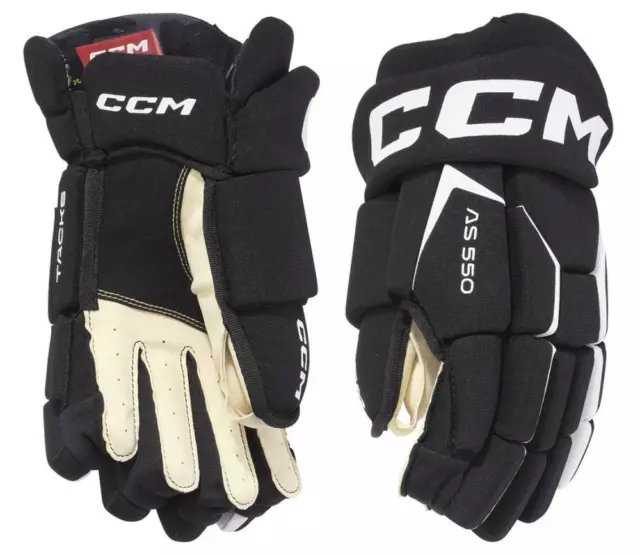 CCM TACKS AS 550 Handschuhe Senior schwarz-weiss Größe-Handschuh CCM-Farben