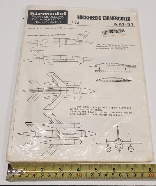 AIRMODEL LOCKHEED C-130 Hercules Model Airplane Kit AM-57 1:72 Scale ...