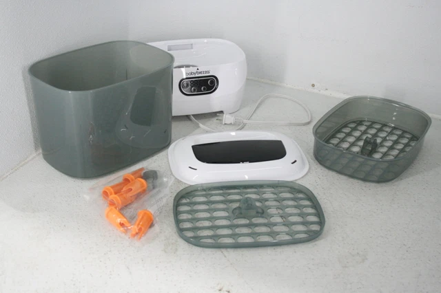 Baby Brezza FETEGT1735 Bottle Cleaner Dryer Advanced Steam Machine Universal Fit