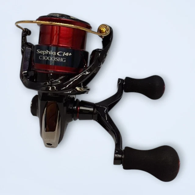 つりきちさん専用☆SHIMANO Sephia C14+ C3000S Spinning Reel 21 SEPHIA XR C3000SDH Gear Ratio 5.3:1 Fishing