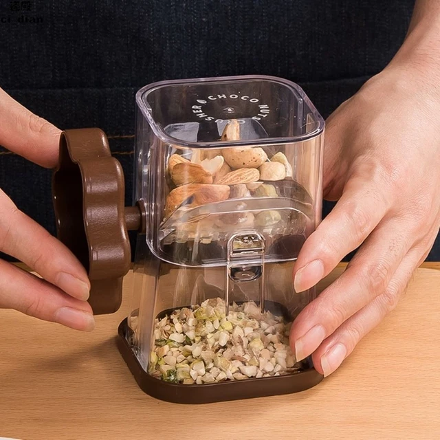 Pequeña herramienta trituradora de chocolate trituradora de frutas secas molinillo de nueces trituradora de nueces trituradora de nueces