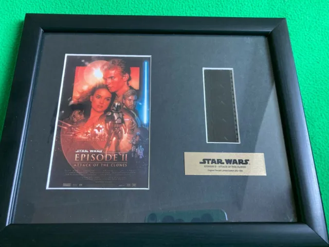 Star Wars Attack of the Clones Film Cell Presentation - 283:1000