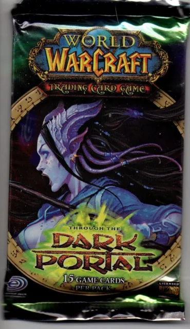 World Of Warcraft TCG Dark Portal Factory Sealed Booster Pack English