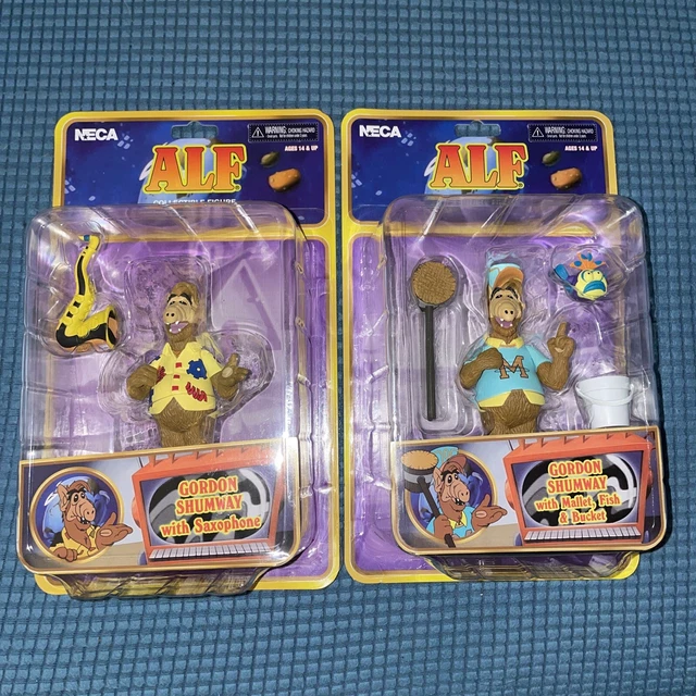 NECA ALF Gordon Shumway Target Haulathon Figures 2 Figure Lot In Hand New Mint