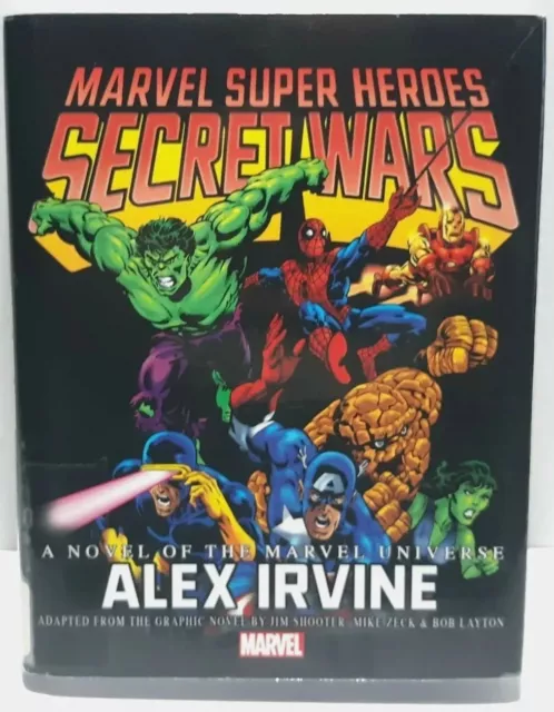 Marvel Super Heroes Secret Wars Alex Irvine First Printing 2015 Hardcover