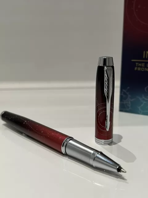 Parker Im Special Edition Portal Rollerball Pen Brand New In Gift Box Red Chrome