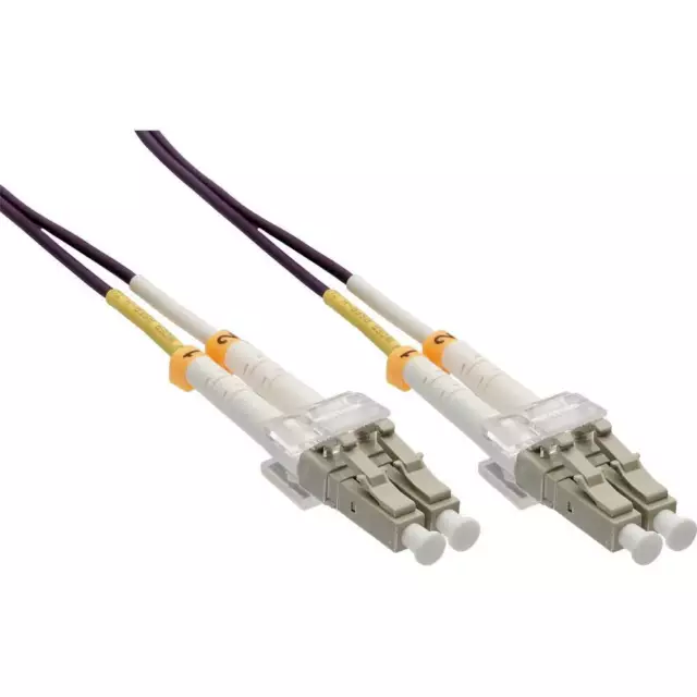 InLine LWL Duplex Kabel, LC/LC, 50/125µm, OM4, 50m