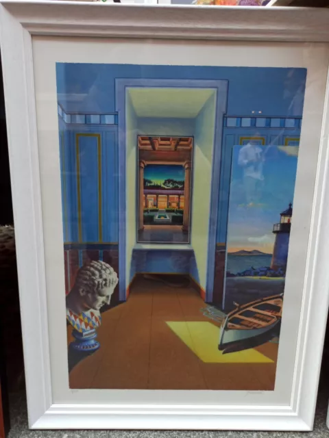 Antonio nunziante serigrafia su  carta originale archiviata dal maestro cm 50×70