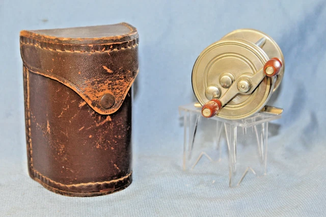 Moulinet De Pêche Antique J.A. Coxe Model 400 Trolling Reel - Fabriqué Par Bronson, Circa 1947