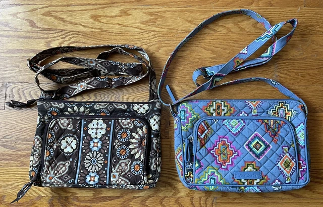 Vera Bradley RFID Little Hipster Crossbody Handbag Purse Lot Of 2