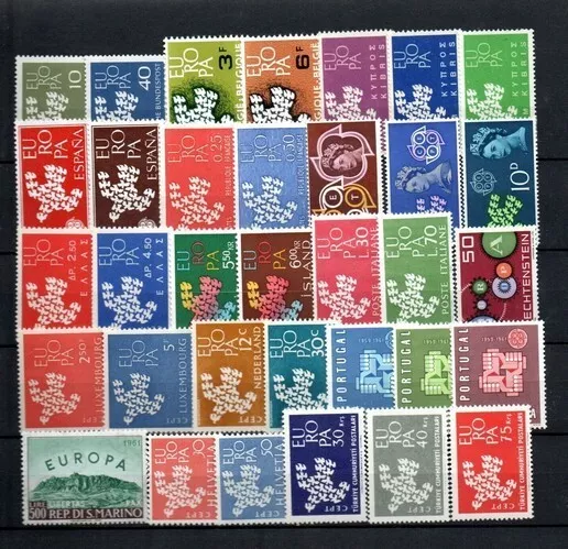 EUROPA 1961 - Année complete - Neufs ** sans ch