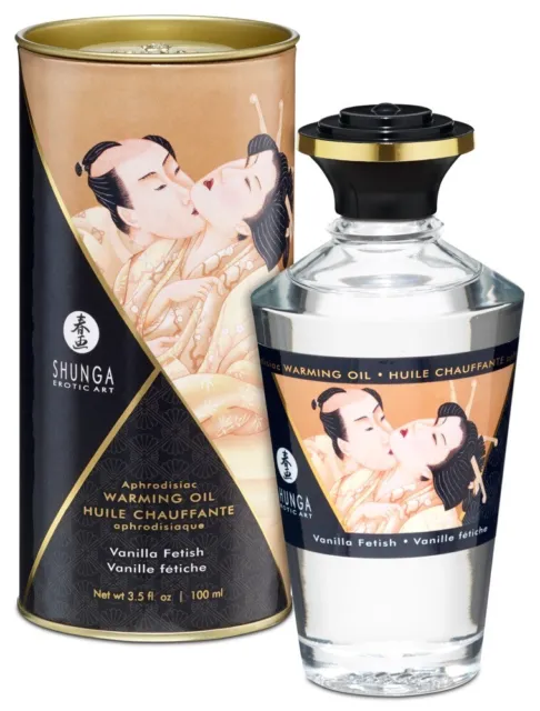 Shunga Aphrodisiac  Warming Oil Vanilla Fetish  Intimate Kisses Erotic MassageÖl