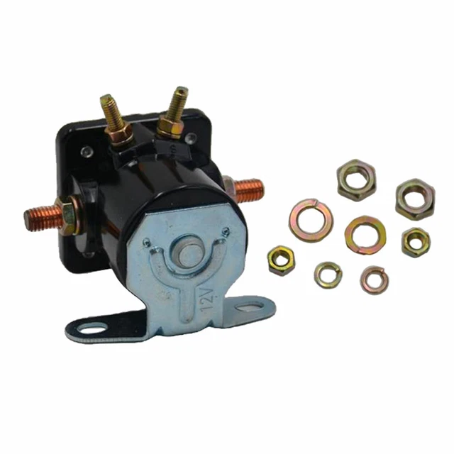 Keenso Kit Riparazione Solenoide Di Avviamento Auto - 2 Pezzi, Contatti E Piastra Per Riparazione