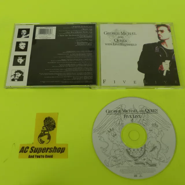 George Michael And queen Five Live- CD Compact Disc