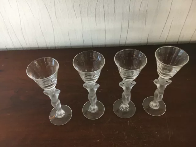 3 verres à liqueur Vénus bayel royales de champagne (prix à la pièce) 2