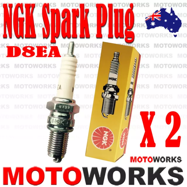 2 x NGK D8EA Spark Plug 150cc 200cc 250cc PIT PRO Trail Quad Dirt Bike ATV Buggy