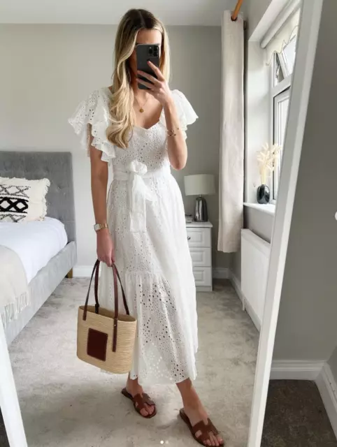 Zara sales cutwork dress