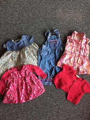 Baby Girl Bundle, 3-6 Months, Dresses, Dungarees, Cardigan, Top