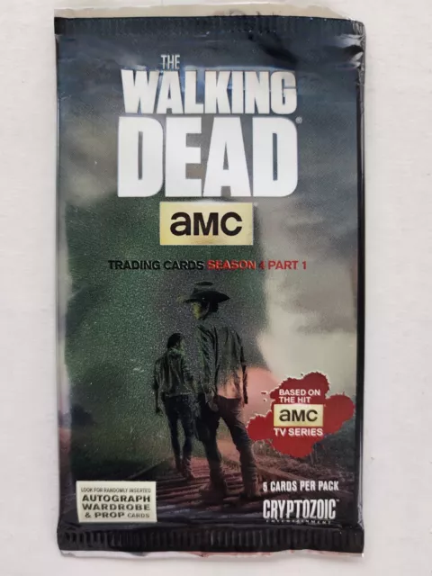 2016 AMC Walking Dead Season 4 Part 1 Trading Cards Pack Cryptozoic -Autograph?