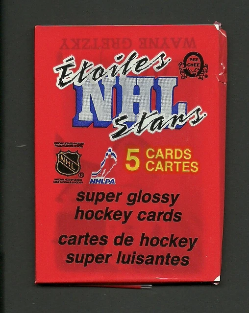 PACK DE MINI cartes de hockey OPC Stars 198889 non ouvert Wayne