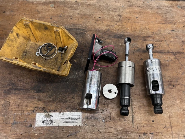 Progressive Air Tail Shocks For 1989-1999 Harley Davidson Softail Chopper PARTS
