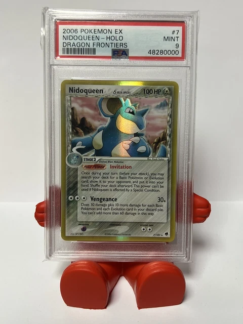Pokemon EX Nidoqueen Holo PSA 9 Dragon Frontiers 7/101 Mint 2006 Rare