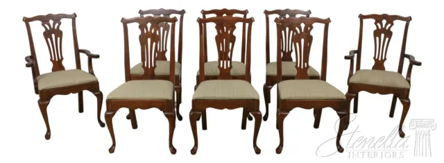 L57545EC: Set of 8 PENNSYLVANIA HOUSE Cherry Dining Room Chairs
