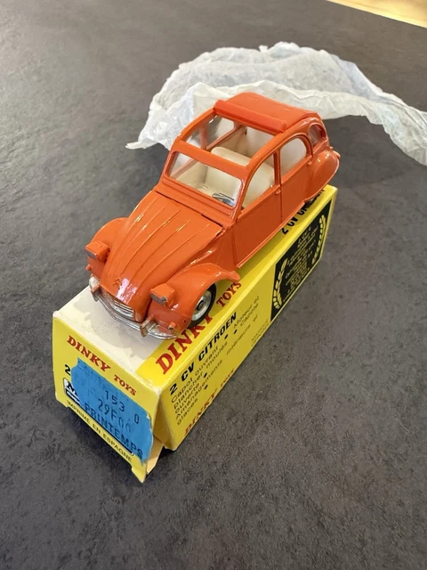 DINKY TOYS 011500 Citroen 2 Cv Espagne Orange Vif Boite 1/43 EUR 80,00 - FR