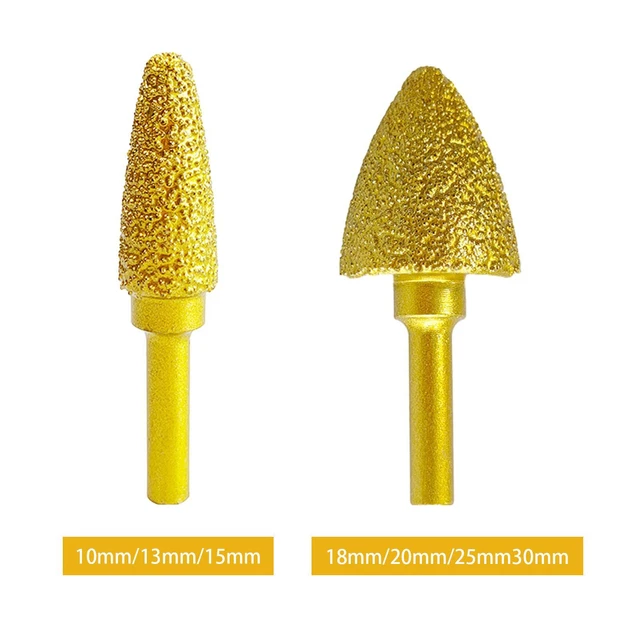 30 Fraises Diamantées à Tête Boule 1,5 Mm - Pour Outil Rotatif (Dremel), Sculpture Et Meulage