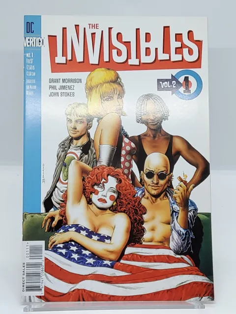 The Invisibles Vol2 #1 NM Grant Morrison DC Comics 1998